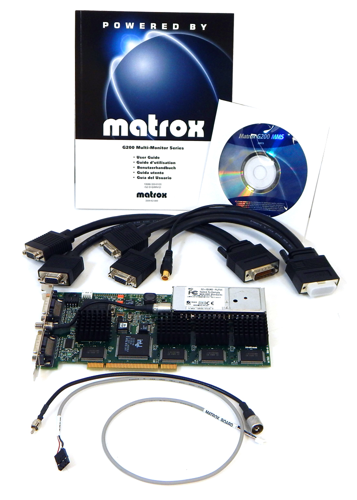 Matrox G200 MultiMonitor Video Card G2QUADPLTVE PalEurope G2+/QUAD