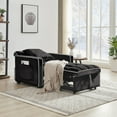thumbnail image 2 of Aukfa Sleeper Chair Bed, Convertible Pull Out Sofa Bed for Living Room Apartment, Black, 2 of 8