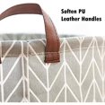 thumbnail image 2 of Collapsible Laundry Baskets Fabric Washing waterproof storage basket (lattice Grey), 2 of 5