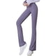 thumbnail image 2 of Pantalones de yoga Bootcut Flare Bootleg pantalones de yoga acampanados para mujer Skimpy Athletic sólido transpirable control de barriga, 2 of 4
