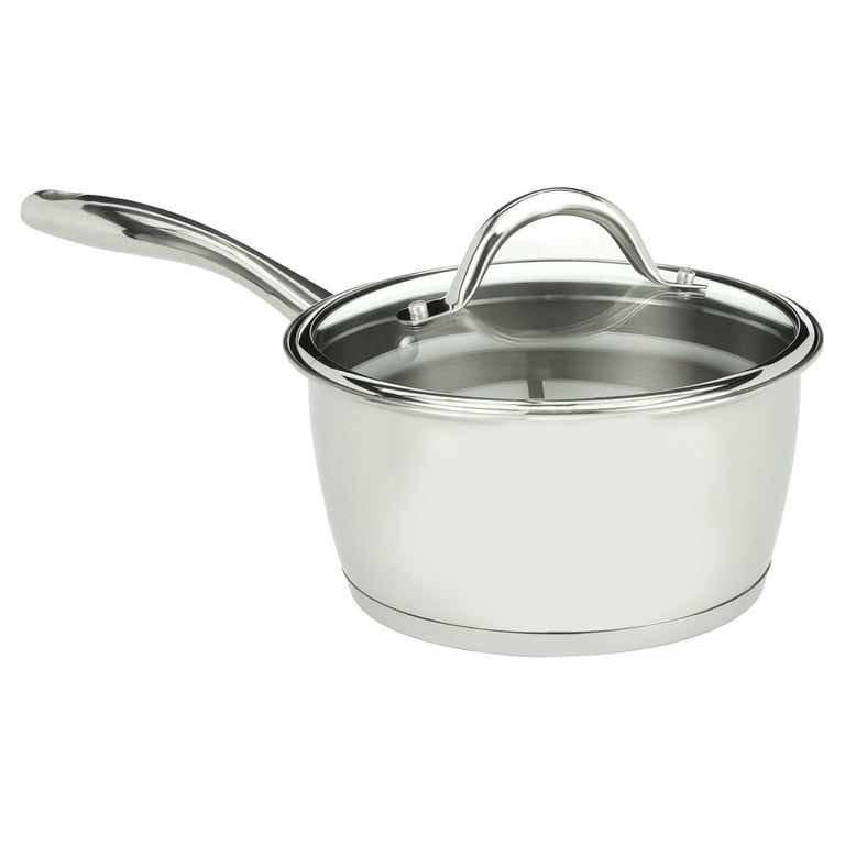 Browne Thermalloy® 2 qt Stainless Steel Sauce Pan - 6 1/4Dia x 3