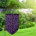 thumbnail image 2 of Wukai Purple Butterfly Print Garden Flag 12.5x18 Inch Double Sided Sun-resistant Rain-resistant, Wrinkle-resistant Colorfast(Only Flag), 2 of 7