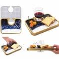 thumbnail image 1 of Molde De Bandeja De Silicona Fácil De Usar Molde De Bandeja De Comida Molde De Tabla De Servir Multiusos Con Soporte De Copa De Vino Para Manualidades Caseras Hechas A Mano Scienceny HA013206-00, 1 of 7