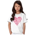 thumbnail image 5 of Love Quote Listen Your Heart Romantic Girls Kids T Shirt Tees Teen Brisco Brands X, 5 of 6