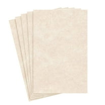 Natural Cream Stationery Parchment Paper | 24lb Bond, 60lb Text, 90 GSM Paper | 50 Sheets Per Pack | 11" x 17"