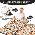 thumbnail image 3 of Halloween Pumpkin Spider Bat Pattern Toddler Nap Mats for Kids Preschool,50"x20" Sleeping Mat Bag or Kids,Toddler Sleeping Bag,Toddler Nap Mat or Daycare, 3 of 6