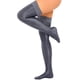 thumbnail image 5 of Medias brillantes para mujer, medias lisas de Color sólido, antideslizantes, encaje de silicona, calcetines altos hasta el muslo, accesorios de disfraz, 5 of 5