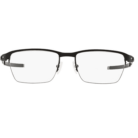 Oakly Men's Ox5099 Tincup 0.5 Ti Titanium Square Prescription Eyeglass Frames