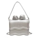 thumbnail image 2 of Bolso bandolera para mujer, elegante, informal, con correa desmontable y lazo. Mini Argenta, 2 of 9