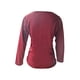 thumbnail image 4 of TRKIYQC, camisetas salvajes a la moda para mujer, camisetas informales de manga larga con cuello en V de Color sólido y cremallera frontal fruncidas, camisetas informales para primavera y otoño TRKIYQC moda, 4 of 5
