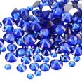 thumbnail image 2 of Holzlrgus 2000 Pieces Flat Back Gems Round Crystal Rhinestones 6 Sizes (1.5-6 mm) with Pick Up Tweezer and Rhinestones Picking Pen for Crafts Nail Face Art Clothes Shoes Bags DIY (Royal Blue), 2 of 5