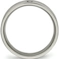 thumbnail image 2 of Titanium Polished With Cz 5mm Grooved Comfort Fit Band (Size 11.5) Made In China tb474-11.5, 2 of 5