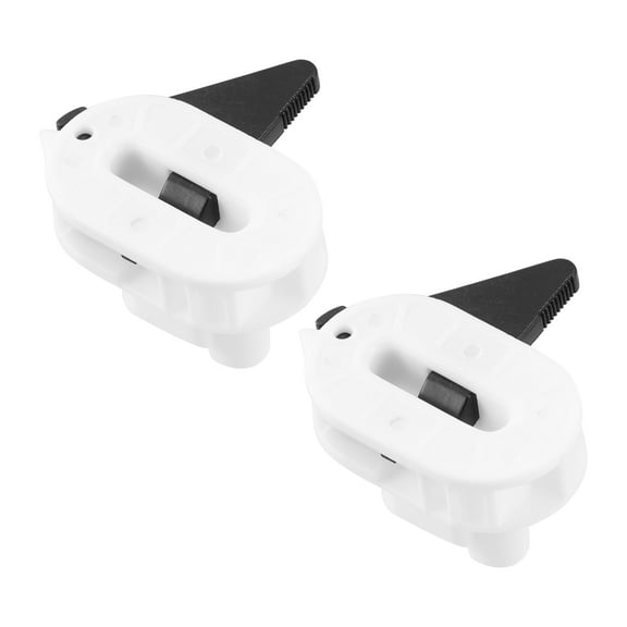 Unique Bargains 2 Pcs Rear Seat Cushion Pad Clips Set Fit for Land Rover Range Rover Black White