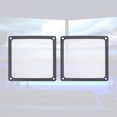 thumbnail image 2 of KAKOWELY Magnetic Dust Filter for Computer with Fine Mesh Screen and Preserved Screw Holes 120mm,4.72"X4.72"X0.2", 2 of 4
