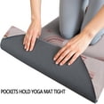 thumbnail image 3 of Pink Boho Bohemia Rainbow Hearts Pattern Hot Yoga Mat Towel Non Slip for Hot Yoga - Quick-Drying Yoga Mat Cover with 4 Corner Pockets with Travel Bag - Hot Yoga Towel Non Slip 70"x26", 3 of 6