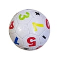 thumbnail image 2 of Balón de fútbol infantil con letras y números | Balón educativo para niños de preescolar | Balón ligero y suave para jugar en interiores y exteriores, 2 of 6