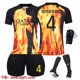 thumbnail image 4 of 22-23 Paris special edition joint football uniform 7 Mbappe 10 Neymar 30 Messi child and adult shirt No. 4 + socks XS, 4 of 5