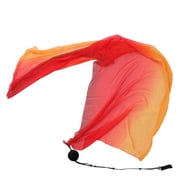 Wxqbjtam Colorful Silk Poi Throw Balls for Belly Dance and Dance Performances 2pcs