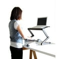 thumbnail image 4 of Adjustable Standing Desk Converter – Dual Aluminum Laptop & Keyboard Riser with Independent Height and Tilt, 4 of 8