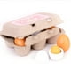 thumbnail image 2 of Yolk Kids Juego de comida de cocina Huevos de juguete Regalo 6 piezas Juego de cocina de madera Juego de cocina de simulación, 2 of 4