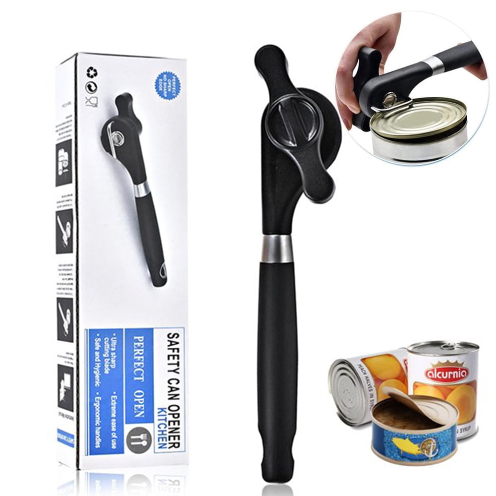 Haomacro Edgeless Safety Can Opener, Manual Can Opener, Portable Can