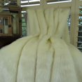 thumbnail image 1 of Thomas Collection White Ivory Mink Faux Fur Throw Blanket - 16414, 1 of 5