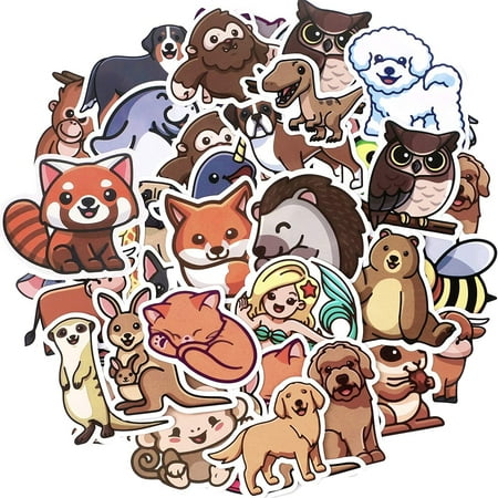 50 Pieces Cute Animal Stickers Vinyl Waterproof Animal Decals Water Bottle Stickers Cartoon Animal Decorative Stickers for Laptop Luggage Car Bike Phone Kids Party Favor | Walmart Canada 50 Pieces Cute Animal Stickers Vinyl Waterproof Animal Decals Water Bottle Stickers Cartoon Animal Decorative Stickers for Laptop Luggage Car Bike Phone Kids Party Favor | Walmart Canada