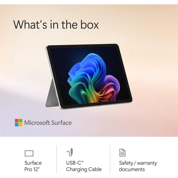 ｓ*ａ様 Surface Pro 12 スナドラX Plus 16GB/256G Microsoft Surface Pro 12″ Touchscreen 2‑in‑1 Copilot+ PC