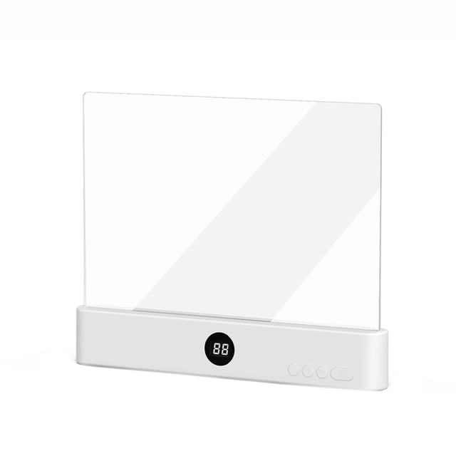 FcBaudy LED Transparent Reading Light Smart LED Book Light With Adjustable Brightness Eye Protection USB Charging Light cup sleeve