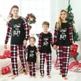 thumbnail image 3 of Pijama familiar a juego de Navidad, luminoso, brillante, lo que el elfo negro, conjunto de pijamas, 3 of 3