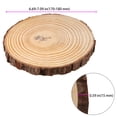 thumbnail image 4 of KOHAND 10 Pcs 6.7-7 inch Natural Wood Slices, Unfinished Wooden Circles, Wooden Log Discs for DIY Crafts, 4 of 5