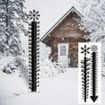 thumbnail image 4 of hengsof Snowman Measuring Snow Thickness Measuring Snow Gauge Metal Crafts Essential Tools for Life, 4 of 6