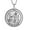 Silver, variant on TEAMER Tarot Necklace Suit of Round Pendants Spiritual Jewelry for Witchy Jewelry（SIX OF WANDS）