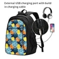 thumbnail image 2 of Wukai Sunflowers Travel Laptop Backpack: Business Water-Resistant Bag with USB Charging Port, Ideal College Backpack for Men & Women, 2 of 6