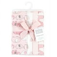 thumbnail image 2 of Hudson Baby Infant Girl Cotton Flannel Burp Cloths, Girl New Elephant 4-Pack, One Size, 2 of 6