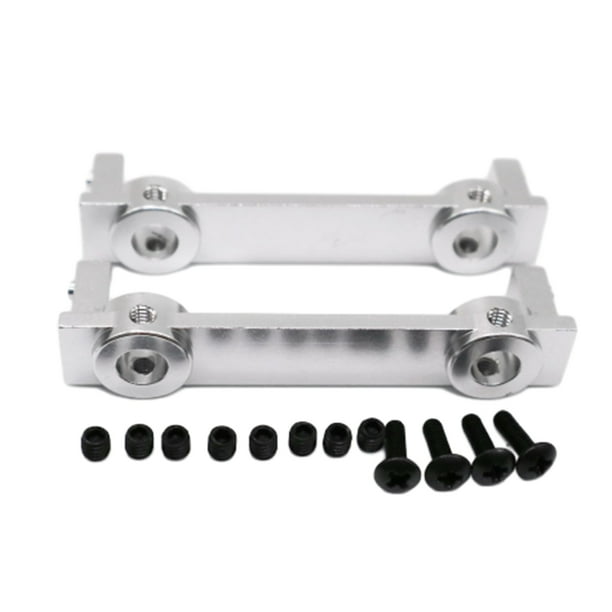 Parachoques trasero Vogacara ECX 1/12 Rc RGT 136100 Aleación de aluminio Plata