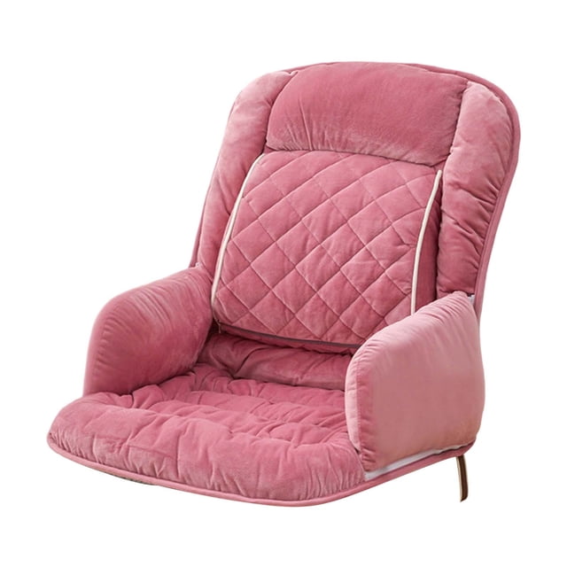 Coussin Chauffant avec Support Lombaire Réglable Grande Zone de Chauffage 3 Réglages de Chaleur pour Maison et Fauteuil Roulant