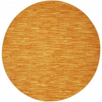 HomeRoots 8' X 8' Sunburst Round Non Skid Indoor Outdoor Area Rug