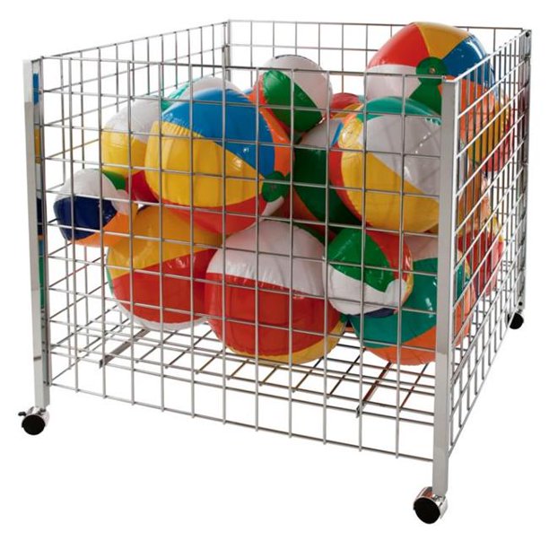 Adjustable Bottom Dump Bins with 2 in. Casters, Chrome