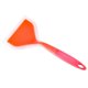 thumbnail image 2 of Silicone Pancake Spatula Flexible Flat Bottom Wide Spatula Translucent Orange, 2 of 5