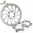 thumbnail image 1 of MYG Vélo Roue Libre Moyeu Fileté Disque Disque Frein Rotor 6 Trous Adaptateur de Bride, 1 of 10