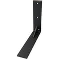 thumbnail image 3 of Ekena Millwork 2 1/2"W x 12"D x 10"H Countertop Support Steel Heavy Duty Bracket w/ Gusset, Powder Coated Black, 3 of 10