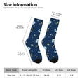 thumbnail image 4 of Goofa Space Dinosaur Printed Men's Crew Socks, Soft Durable Breathable Moisture-Wicking with Odor Control Cotton socks, 4 of 9