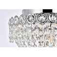 thumbnail image 3 of Century 4 light Chrome Flush Mount Clear Royal Cut Crystal, 3 of 9