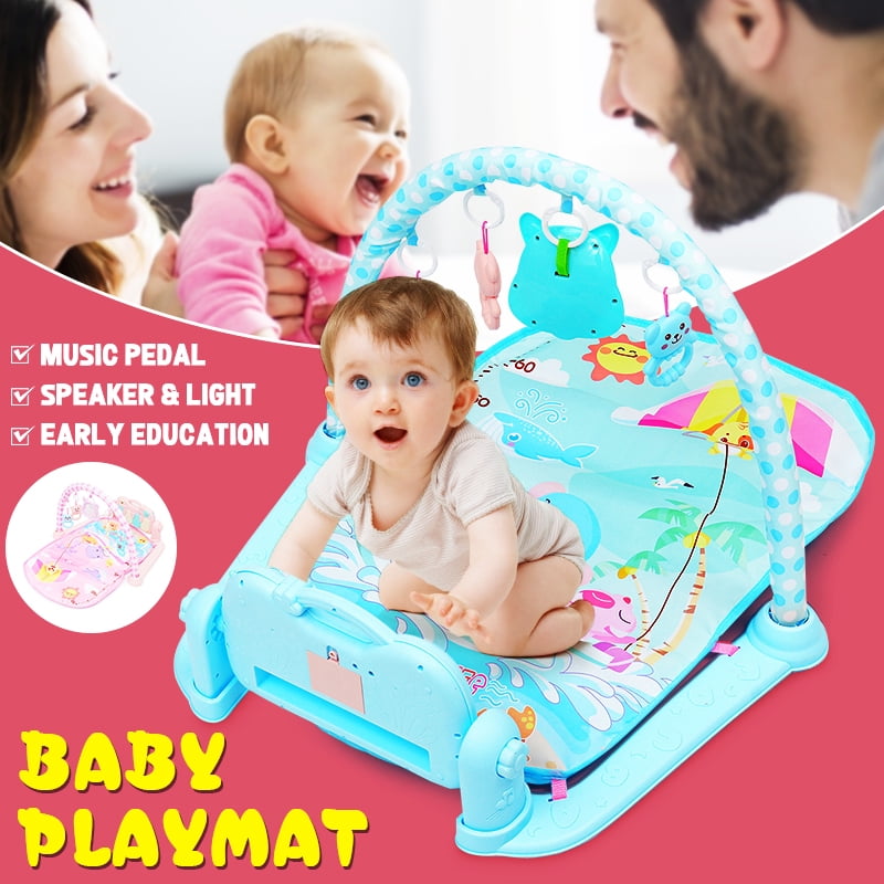 3in1 Infant Musical Activity Gym Baby Kick Piano Mat Floor Play