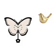 thumbnail image 1 of Reloj De Pared De Mariposa Acrílico Sin Tictac, Decorativo Para Oficina, Comedor, Habitación Infantil, Granja, Pájaros Dorados, Estatua De Animal, Decoración Moderna Para El Hogar, Adorno,, 1 of 8