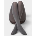 thumbnail image 5 of No nonsense Women's Super Opaque Control Top Tights, Graphite Heather, Small, 5 of 5