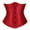 Wine, variant on Fahion Underbust Corsets for Women Satin Corset Top Fashion Boned Lace Up Waist Training Lingerie Vintage Bodyshaper Tops