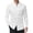 A-White, variant on Men's Stretch Long Sleeve Button Down Dress Shirt, Band Collar with Chest Pockets, Casual Standard Fit