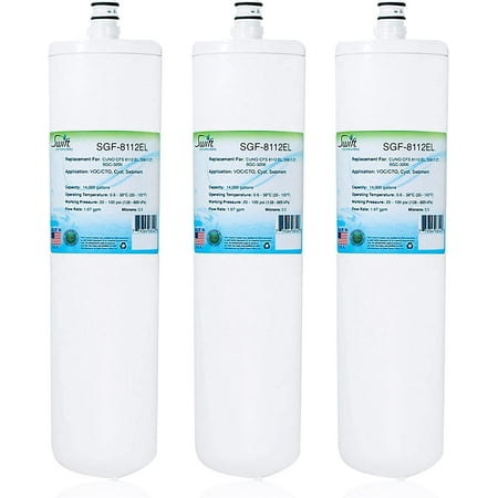 

Swift Green Filters SGF-8112EL Compatible for CFS 8112-EL 55817-27 BGC-3200 Commercial Water Filter (3 Pack) Made in USA